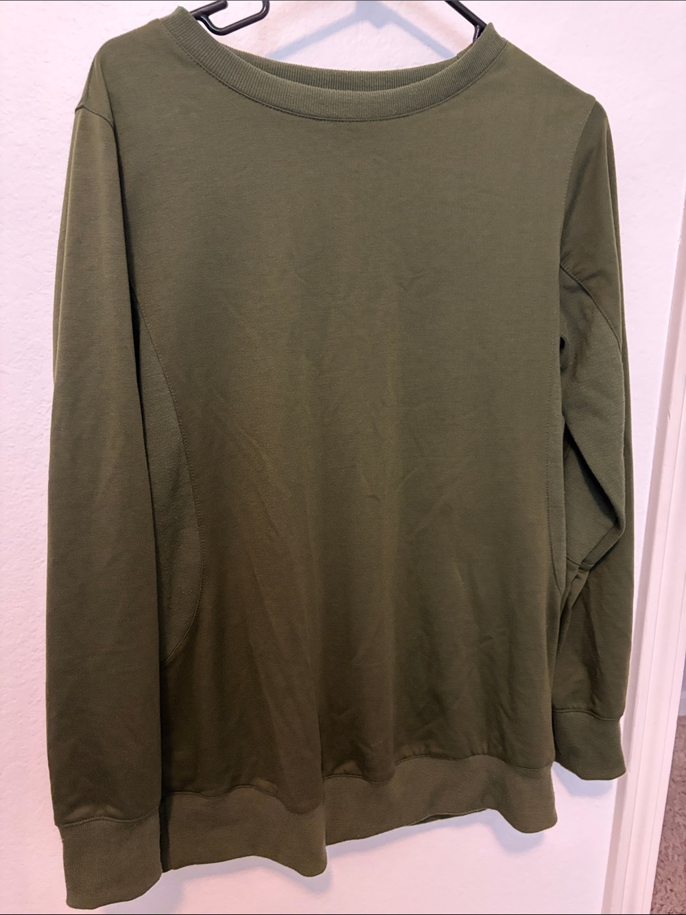 Men's Olive Green Crewneck Sweatshirt